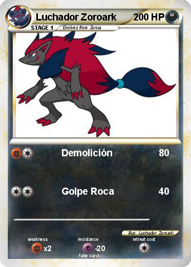 Pokemon Luchador Zoroark