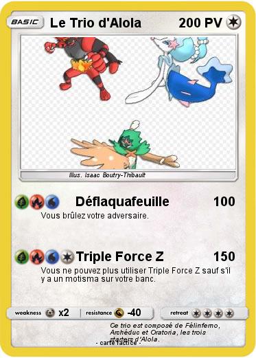 Pokemon Le Trio d'Alola
