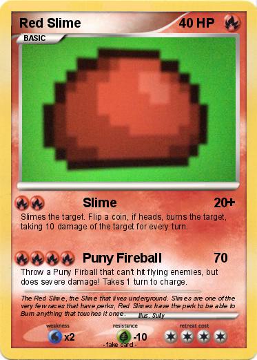 Pokemon Red Slime