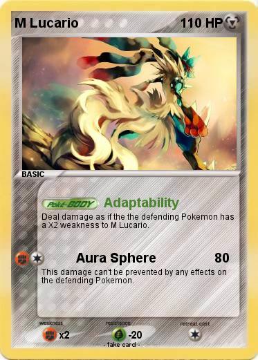 Pokemon M Lucario