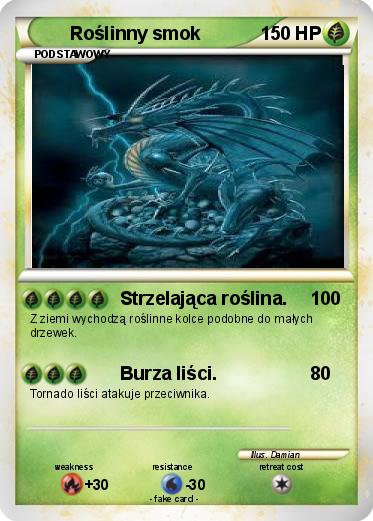 Pokemon Roślinny smok