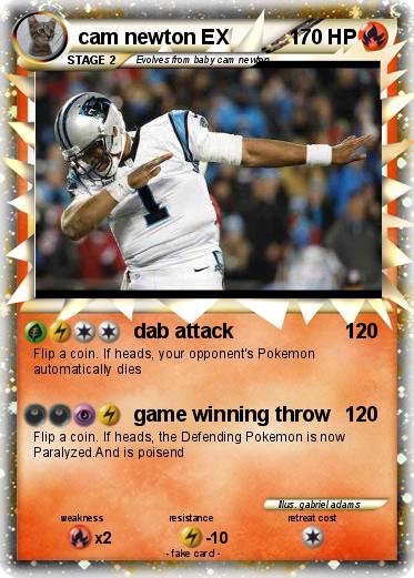 Pokemon cam newton EX