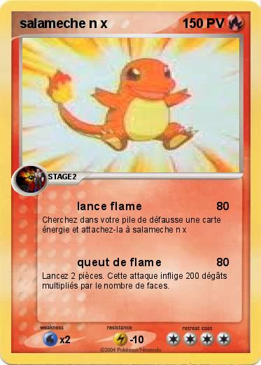 Pokemon salameche n x 
