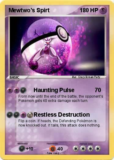 Pokemon Mewtwo's Spirt