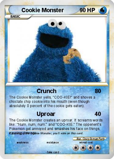 Pokemon Cookie Monster
