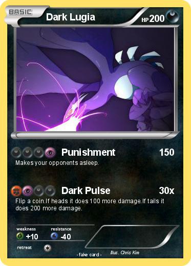 Pokemon Dark Lugia