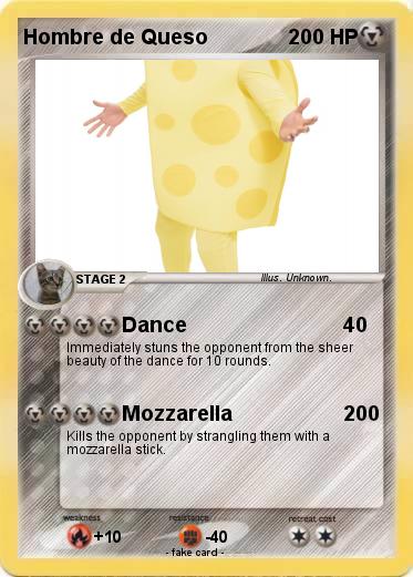 Pokemon Hombre de Queso