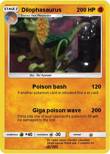 Pokemon Dilophasaurus