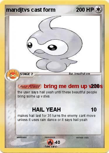 Pokemon mandjtvs cast form