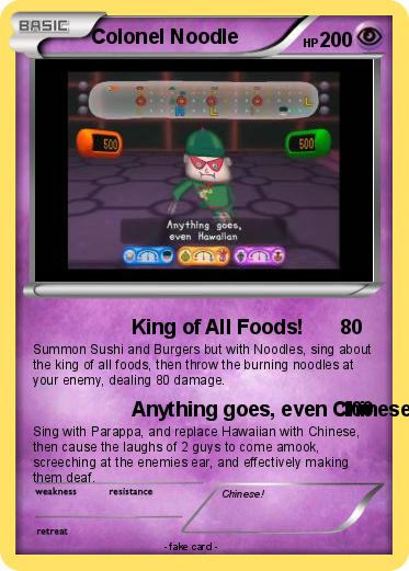 Pokemon Colonel Noodle