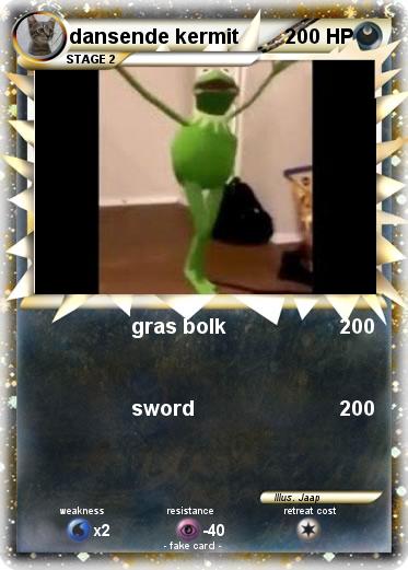 Pokemon dansende kermit