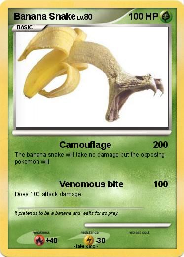 Pokemon Banana Snake