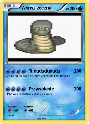 Pokemon Wonsz żeczny