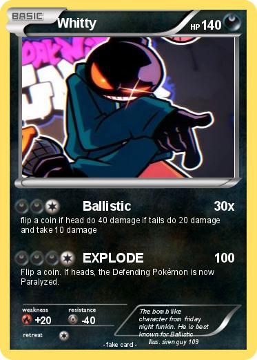 Pokémon Whitty 4 4 - Ballistic - My Pokemon Card