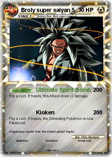 Pokemon Broly super saiyan 5