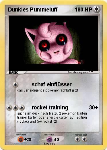 Pokemon Dunkles Pummeluff