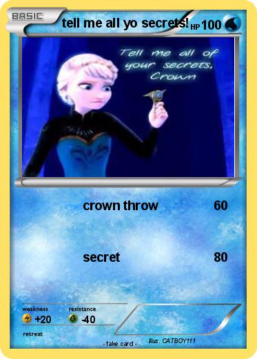 Pokemon tell me all yo secrets!