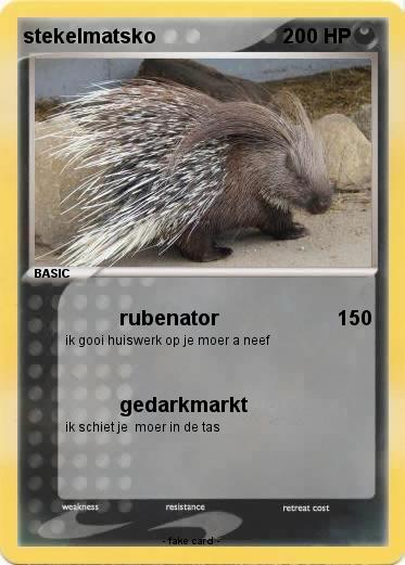 Pokemon stekelmatsko