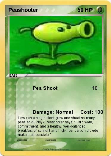 Pokemon Peashooter