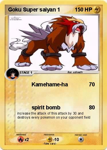 Pokemon Goku Super saiyan 1