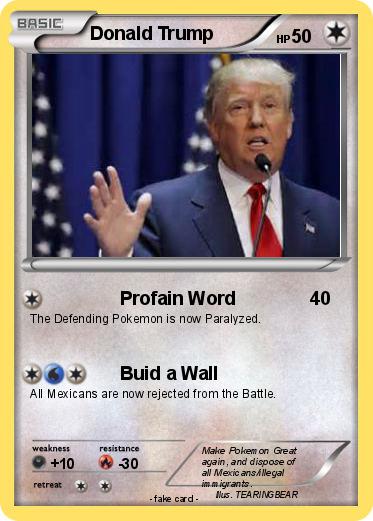 Pokemon Donald Trump