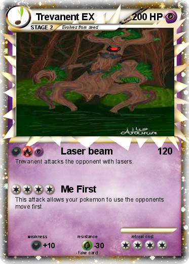 Pokemon Trevanent EX