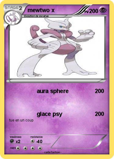 Pokemon mewtwo x