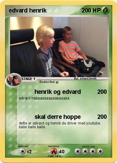 Pokemon edvard henrik