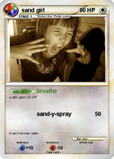 Pokemon sand girl