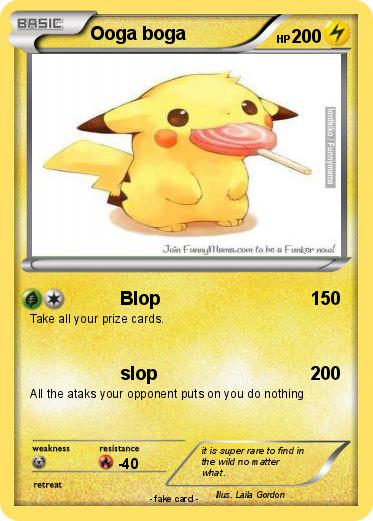Pokemon Ooga boga