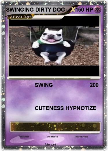 Pokemon SWINGING DIRTY DOG