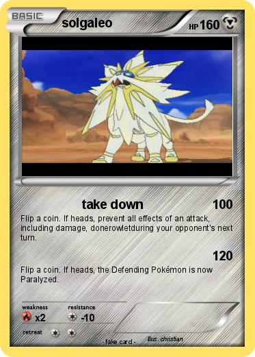 Pokemon solgaleo