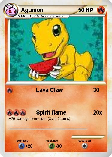 Pokemon Agumon