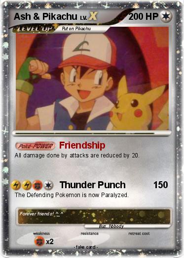 Pokemon Ash & Pikachu