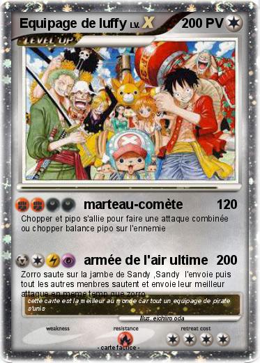 Pokemon Equipage de luffy