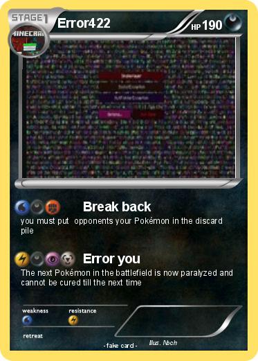 Pokemon Error422