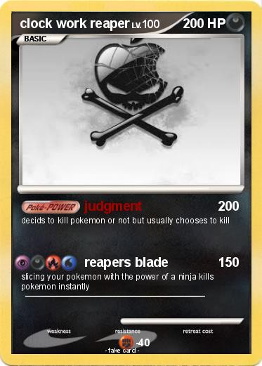 Pokemon clock work reaper