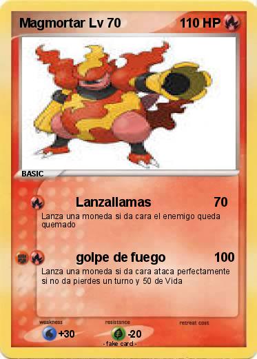 Pokemon Magmortar Lv 70