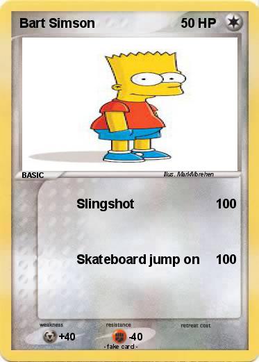 Pokemon Bart Simson