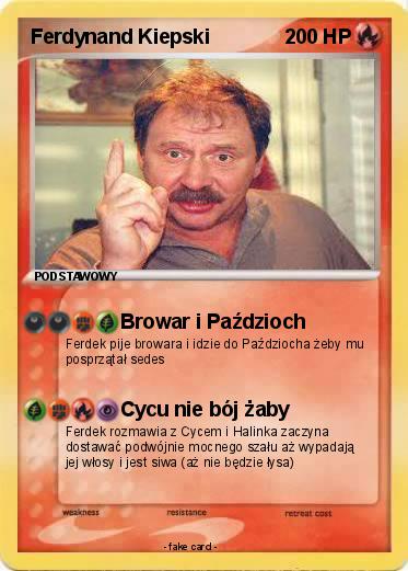 Pokemon Ferdynand Kiepski