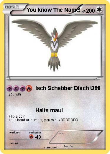 Pokemon You know The Name!