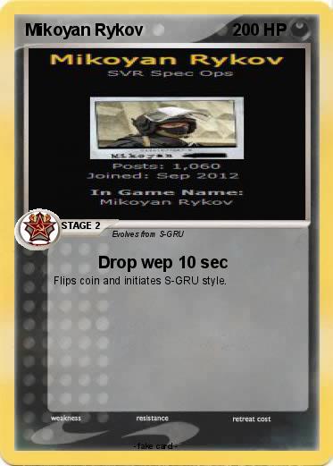 Pokemon Mikoyan Rykov