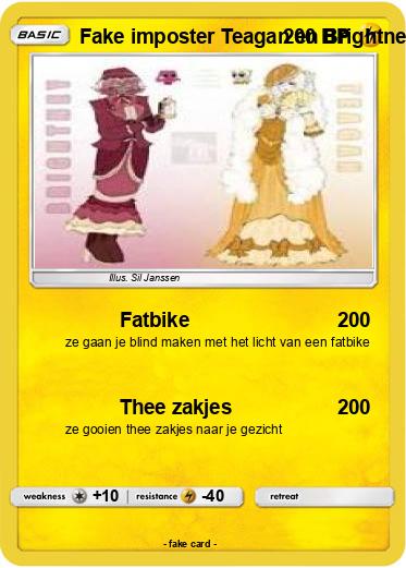 Pokemon Fake imposter Teagan en Brightney