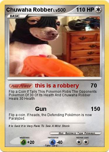 Pokemon Chuwaha Robber
