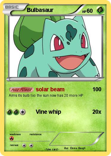 Pokemon Bulbasaur