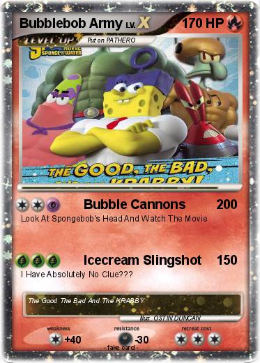 Pokemon Bubblebob Army