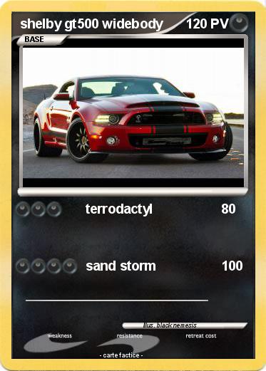 Pokemon shelby gt500 widebody