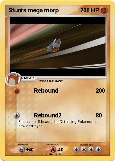 Pokemon Stunts mega morp