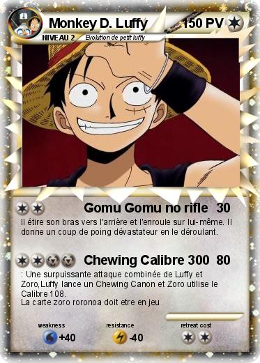 Pokemon Monkey D. Luffy