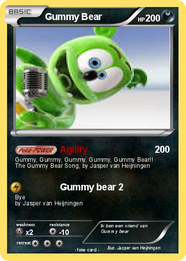 Pokemon Gummy Bear